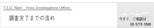 �����̒T�㒲�������܂ł̗��� T.I.U.�����T���