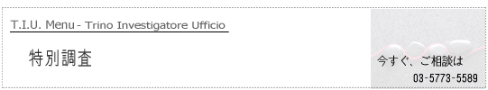 �T��̓��ʒ��� T.I.U.�����T���